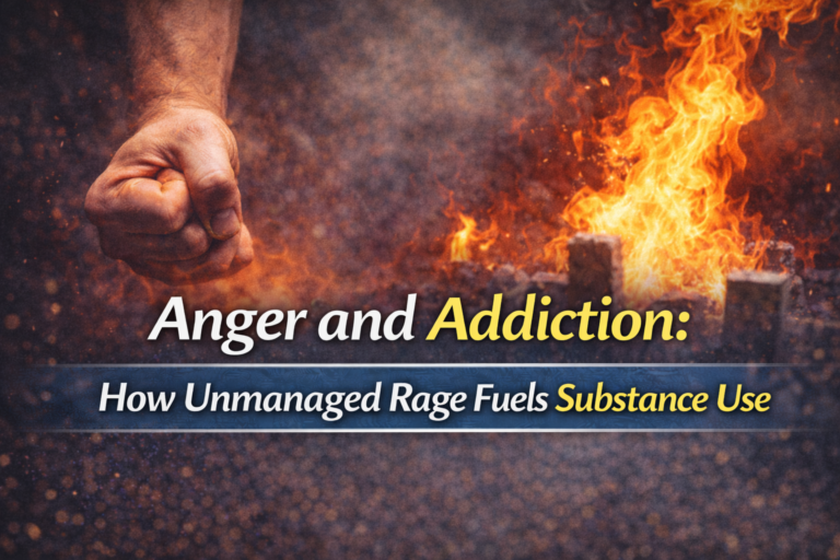 Anger fueling addiction and rage