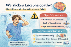 Wernickes encephalopathy and alcohol withdrawal