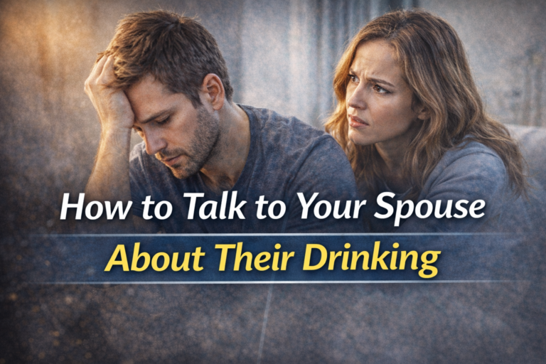 Talking to your spouse about drinking